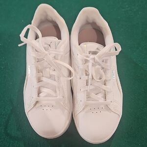 Puma Kids  Classic White Sneakers